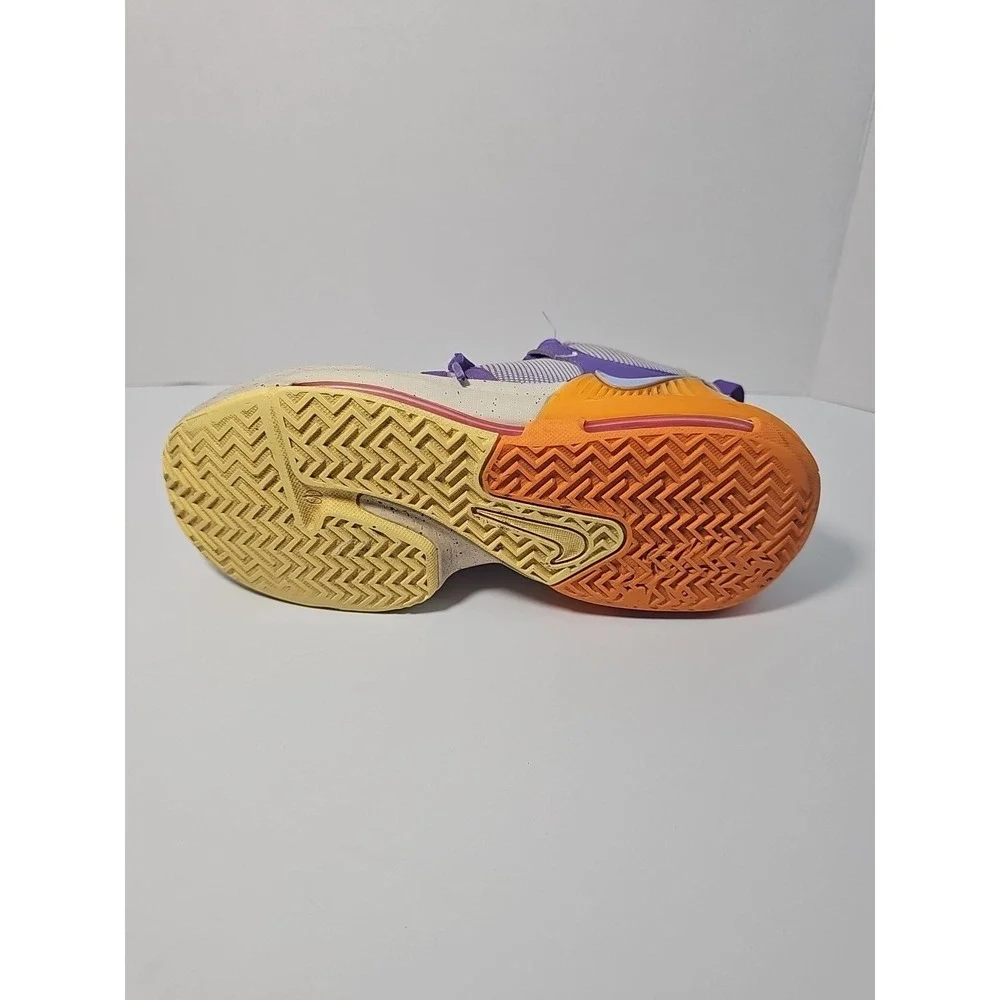 NIKE LEBRON WITNESS 7 SHOES SIZE 5Y YOUTH‎ GRAPE ORANGE